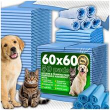 Disposable Pet Training Pads, Dog Pee Pads, 6-Layer Absorbent Puppy Pads With Waterproof Backing, Odor-Control Quick-Dry Surface, Leak-Proof Sanitary Pads For Dogs, Cats, Travel And Caging - 50pcs(60x60cm) - View 9