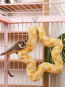1pc Flexible Climbing Toy, Suitable For Sugar Gliders And Small Animals, Portable Platform And Climbing Rope Toy, Suitable For Hamster Cage, Suitable For Resting And Playing - View 11