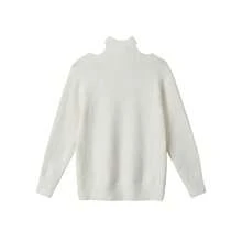Women Sweaters - Off-white Apricot - View 2