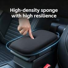 1pc Foam Pads For Increasing The Height Of The Car Center Console Armrest, Extension Pads For The Center Console Armrest Box, Car Interior Accessories, Car Decorations, Car Supplies - Black - View 7