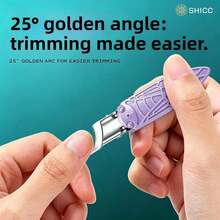 Curved Tip Purple Cicada-Shaped Nail Clipper, Specialized Nail Cutter, Nail Pliers, Ingrown Toenail And Dead Skin Removal Tool, Manicure Tool - Multicolor - View 4