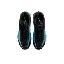 Nike Shox R4 Men's Running Shoes Black/Blue - Blue - View 4