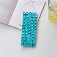 Extended Version Multi-Function Silicone Suction Cup Phone Holder, Foldable Stand, Single-Sided Non-Slip Suction Cup Phone Back Sticker, Desktop Horizontal/Vertical Screen Universal, Suitable For Bathroom Mirror, Selfie, Video Recording Phone Fixed Holder, Portable Movable Vertical Phone Support Stand - Multicolor - View 10