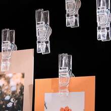 20pcs Multi-Function Clips Push Pins Cork Transparent Plastic Home Photo Wall Decoration Clips Transparent Felt Pins Metal - Sets - View 4
