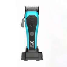 Professional Men's Hair Clipper - Dual Wired/Wireless Operation, Electric Trimmer Set, Suitable For Home And Barbershop, Equipped With LED Battery Display - Great Birthday Gift For Men, 1800mAh Battery Capacity - View 12