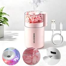 SOKANY Eternal Flower USB香氛加濕器 雙速出霧模式 多色氛圍燈 180ml水箱 安靜補水 奈米細霧 適用於居家/臥室/車內及其他場景 - 多色 - 查看 7
