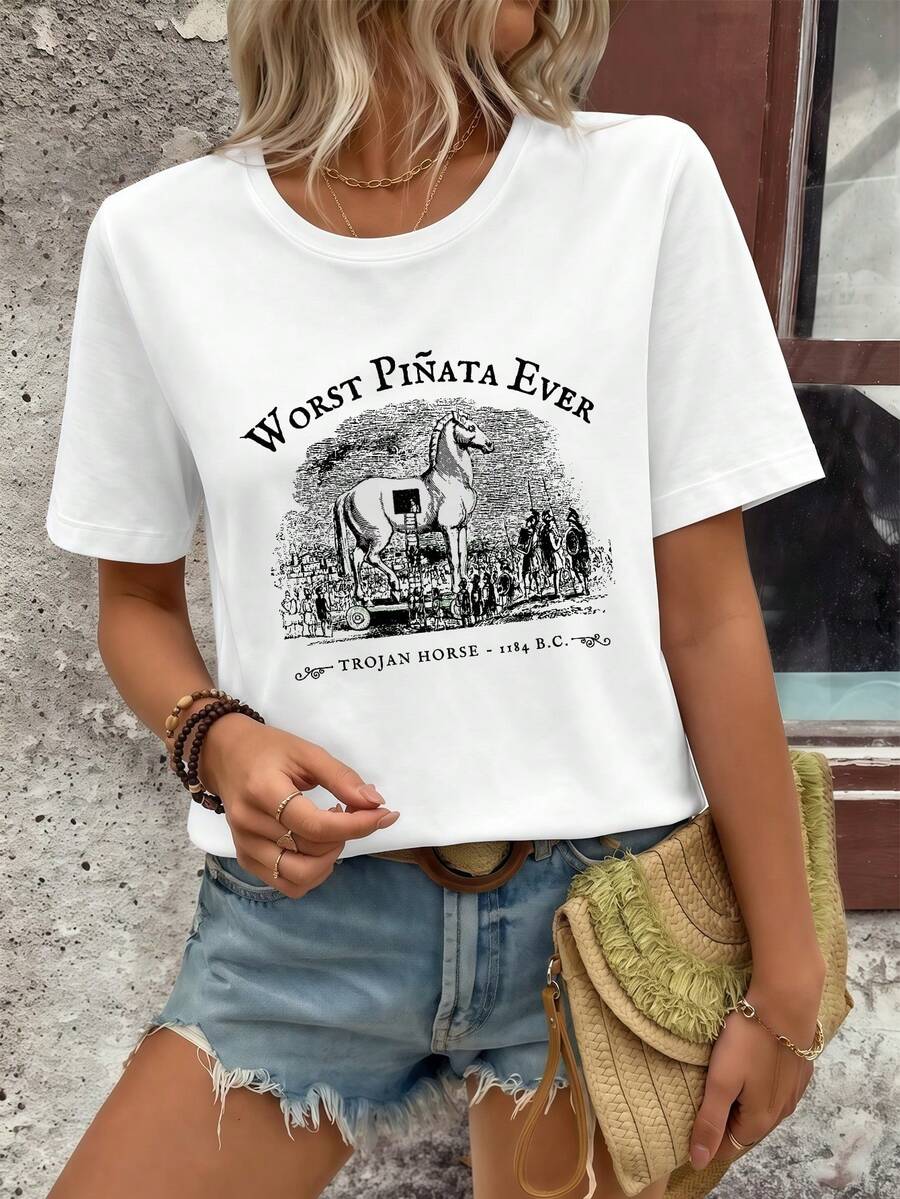 Women T-Shirts - White - View 1