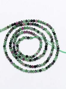 1 Strand 2/3/4mm Faceted Natural Epidote Beads For Jewelry Making DIY Bracelet Waist Beads Chain Bracelets Accessories - Multicolor - View 9