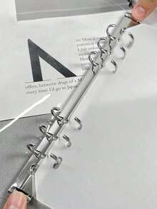 1pc Nail Art Portfolio Album, For Storing And Displaying Works, Includes Nail Art Style Board And 6 Matching Inner Pages - Clear - View 4
