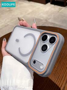 KOOLIFE Magnetic Luxury Translucent PC Backplate, Skin-Friendly Touch, Full Coverage, Anti-Collision, Anti-Drop Apple Phone Protective Case, Compatible With IPhone 18 Pro/18 Pro Max/17 Pro Max/16 Pro Max/15 Pro Max/14 Pro Max/13 Pro Max/17 Pro/16 Pro/15 Pro/14 Pro/13 Pro/17/16/15/14/13/12 Pro Max/12 Pro/12/11 Models; Suitable For Men And Women Daily Wear, Holiday Gift Choice - Grey - View 12