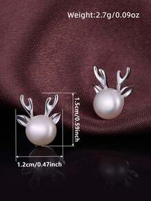 1 Pair Beautiful Earrings For Women Wedding Engagement Party Jewelry Christmas Gift - 1# - View 7