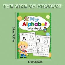 48 Pages Alphabet Tracing Activity Book For Toddlers - Colorful ABC Learning Workbook With Uppercase/Lowercase Practice, Preschool Must - Have, Educational & Fun, Enhances Early Literacy - Multicolor - View 10