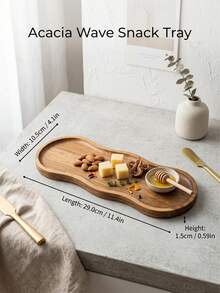 1pc High-Quality Pizza Tray With Handle And Cutting Board Surface, Suitable For Homemade Pizza, Kitchen Prep, Steak Serving And Restaurant Plating, Exclusive Tray For Christmas, Halloween And Back To School Season - View 10