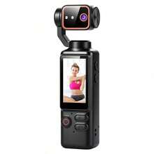 4K Ultra HD Handheld Camera With 16X Digital Zoom, 4K Video, Sensitive Sensor, 180° Rotatable Lens, Built-In Flash, Night Shooting, AF, Landscape/Portrait Modes, 64GB Card. For Outdoor Sports & Cycling, Ideal Birthday & Christmas Gift. - View 12