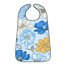 1pc Elderly Bib, Elderly Dining Bib, Waterproof Adult Bib - 1pc - View 12
