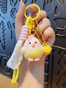 Cute Bird Shaped Keychain, Bag Charm, Car Key Chain, Phone Accessory Pendant - Multicolor - View 10