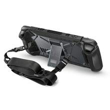 1pc Steam Deck 2020/2021 Hard Shell Protective Case With Lanyard, Full Protection, With Stand, Black Available, Anti-Drop, Birthday Gift, Homecoming Gift - View 11