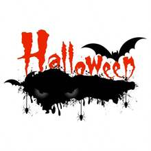 12pcs Halloween Wall Decals, Pumpkin And Bat Shaped Stickers, Funny Design Wall Stickers, Party Decoration Wall Stickers - A - View 4