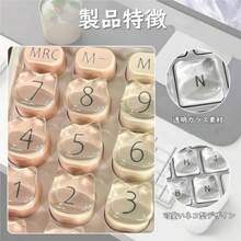 長爪用キーボード 隆起ステッカー 猫頭デザイン 64個入り 透明 可愛い猫の形 文字拡大 文字隠れなし 粘着式簡単貼付 ネイルアート 女性向けタイピング爪保護 ノート PC デスクトップ汎用 - 写真のように - チェックする 3
