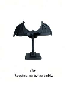 1 Set Halloween Bat Wing Glasses Holder/Phone Stand, Unique Gothic Style Desktop Decor, Exuding Eerie Atmosphere, Can Be Used As Punk Style Glasses Display Rack Or Cool Storage Accessory - Multicolor - View 14