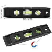Spirit Level And 1m Keychain Tape Measure Combo Set, Multi-Color Mini Torpedo Bubble Level, Portable Retractable Ruler DIY Handcraft Measuring Tool - Spirit Level - View 11