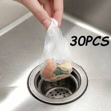 50/30/10pcs Kitchen Sink Strainer, Vegetable Washing Basin, Dishwashing Sink Home Filter And Drain Net, Vegetable Pot, Swimming Pool Cleaning Anti-Leak Net, Pocket-Style And Floor Drain Filter - Multicolor - View 8