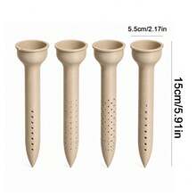 4pcs Automatic Watering Spikes, Cute Watering Can Shaped Automatic Irrigation Device, No Need To Remove Bottle To Refill, Suitable For 7-Day Travel, Indoor And Outdoor Potted Plants, Convenient Plant Watering Assistant - Multicolor - View 5