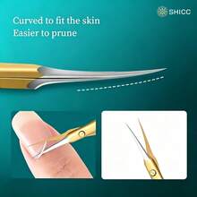 Cuticle Scissors Nail Cuticle Scissors, Stainless Steel Dead Skin Removal Scissors Manicure Tool, Precise Trimming Of Dead Skin And Hangnails, Smooth Cut Without Pulling Skin - Multicolor - View 4
