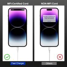 Tzlrxl USB-C To Lightning Fast Charging Cable, Multi-Color Soft & Durable, High-Speed Data - Pink - View 7