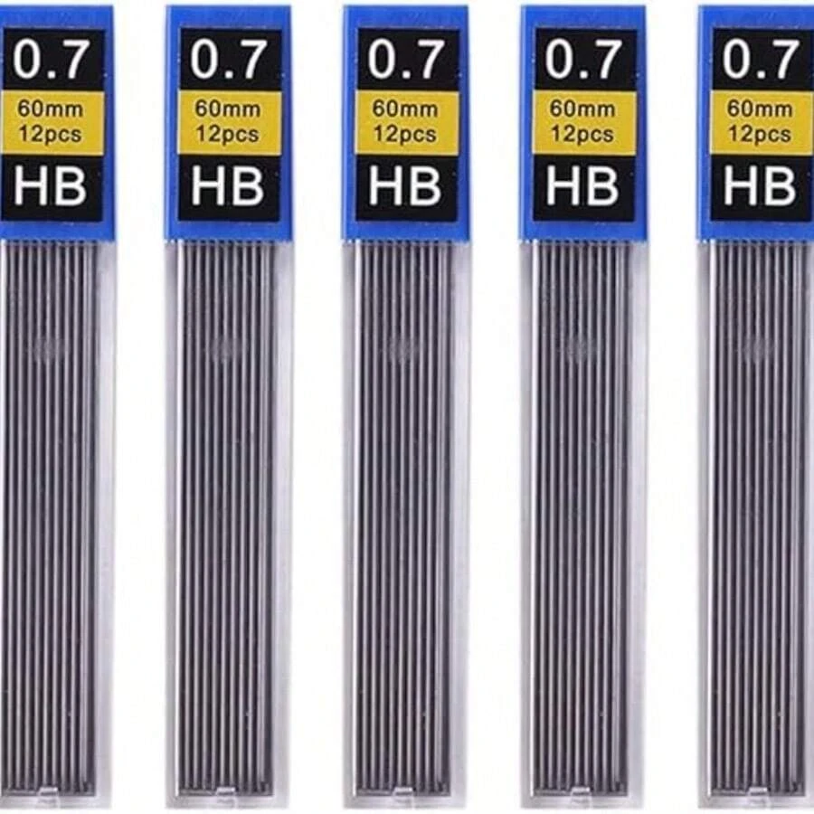 0.3/0.5/0.7/2.0 Automatic Mechanical Pencil Lead, Movable Pencil For Writing, Drawing, Painting, Gift, Learning And Office Supplies - Rectangle - View 1