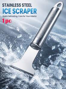 1/2pcs Manual Car Snow Scraper And Ice Scraper, Suitable For Car Windshield Snow Removal Tool, Handheld Snow Shovel, Suitable For Car, Truck, SUV Windshield Winter Use, Portable Windshield Cleaning Tool, Car Cleaning Supplies - Multicolor - View 11