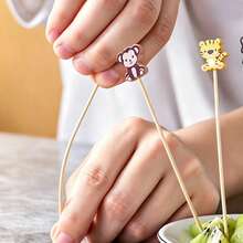100 cây tăm cocktail tre hình động vật và trái cây dễ thương, tăm xiên thực phẩm sáng tạo cho tiệc, sinh nhật, đĩa trái cây, burger, sandwich - Nhiều màu - Xem 8