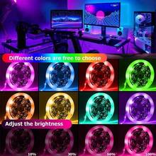 Acosh Neon RGB 5050 LED Light Strip Set (With 44-Key Remote Control) | Color Changing Light String, 1 To 40 Meters Cuttable | Ideal For Bedroom, Kitchen, TV Background Wall | Christmas, Halloween, Birthday Party Decoration - RGB - View 6
