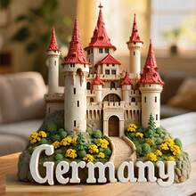 Neuschwanstein Castle Fairy-Tale Towers And Alpine Meadow Grace Where Every Stone Whispers A Storybook Dream Keepsake For All Metal Surfaces Throughout The Home - A - View 1