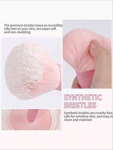 docolor 6pcs Colorful Cute Makeup Brushes Set, Portable Travel Kit With Hanging Packaging, Soft Synthetic Bristles, All-In-One Face Makeup Tools For Foundation Highlighter Contour Blush Powder Eyeshadow, Travel Essential Gentle On Skin - Multicolor - View 6