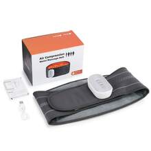 Hailicare 可充電加熱腰帶，氣囊按摩腰部減壓，腰部按摩器，3種按摩模式、4段按摩強度與4段熱療溫度，緩解疲勞腰部支撐帶，2000mAh電池 - 查看 13