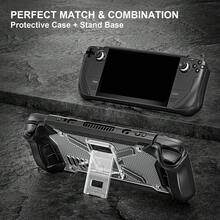 1pc Steam Deck 2020/2021 Hard Shell Protective Case With Lanyard, Full Protection, With Stand, Black Available, Anti-Drop, Birthday Gift, Homecoming Gift - View 3