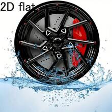 2Dflat 2pcs/Set Wheel Rim Cup Holder, Racing Style, Anti-Slip Foot Pad, Fashion Design, Suitable For Cars And Other Places, Fit For Coffee, Tea, Wine And Various Drinks, Perfect Gift For Parties And Holiday Events - A - View 8
