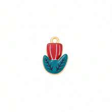 1PC Lovely Enamel Alloy Pendants Funny Hand-Painted Color Block Charms For DIY Necklace Bracelet Earring Jewelry Making Supplies - Multicolor - View 8