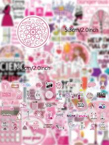 50Pcs Chemistry Lab Stickers Waterproof Vinyl For Journal Water Bottle Laptop Decals - Multicolor - View 2