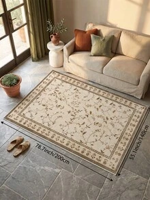 1 buah Karpet Ruang Tamu Motif Bunga Unta Musim Gugur. Cocok untuk Dapur, Ruang Makan, Dekorasi Liburan Kamar Tidur, Kantor, Lobi, Keset Anti Selip, Kamar Mandi, Lorong, Ruang Belajar, Karpet Area Ruang Bermain. - Unta - View 20