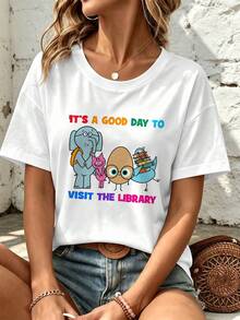 Women T-Shirts - White - View 6