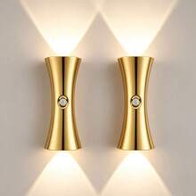 Smart LED Wall Light, 3-Color Adjustable, Motion Sensor, Indoor Magnetic LED Sensor Wall Light, Battery Powered, Adjustable Color Temperature, USB Rechargeable Night Light, Wireless Magnetic Wall Light, Suitable For Hallway, Bathroom, Bedroom - Multicolor - View 18
