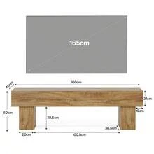 Tribesigns Television Stands & Entertainment Centers - Light Brown - View 2