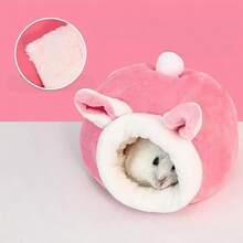 1pc Hamster Nest Sugar Glider Warm House Small Pet Cotton Nest Universal Pet House Random Color - A - View 12