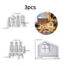 SILIKE LUFEI Clay Silicone Mold 3pcs Prayer Set Figurine Mold Suitable For Making Resin Gypsum Candle Aromatherapy Products Home Decor Display Silicone Mold - Silicone Mold - View 8