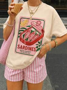 Women T-Shirts - Apricot-2 - View 2