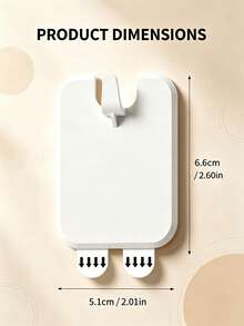 1pc No-Drill Picture Frame Hook, Strong Adhesive Wall-Mounted Poster Holder, Suitable For Wedding Photos, Home Decor And Wall Art - Easy Installation, Damage-Free Removal, Photo Storage Rack, Easy Wall Mounting Without Damaging Walls, Multi-Functional Hook - A - View 4