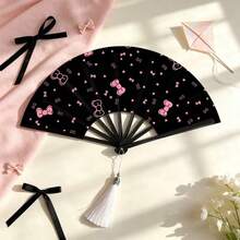 10pcs Women's Handheld Fans, Vintage Pattern Design, Bright Vintage Style, Lightweight And Portable, Suitable For Daily Use, Outdoor Activities And Party Occasions, Ideal Fashion Accessory - Hand Fan - View 4