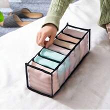 5pcs Fabric Drawer Dividers Storage Organizer Boxes, Multi-Compartment Storage Bins, Suitable For Baby Socks, Underwear And Nursery Small Items - Multicolor - View 31